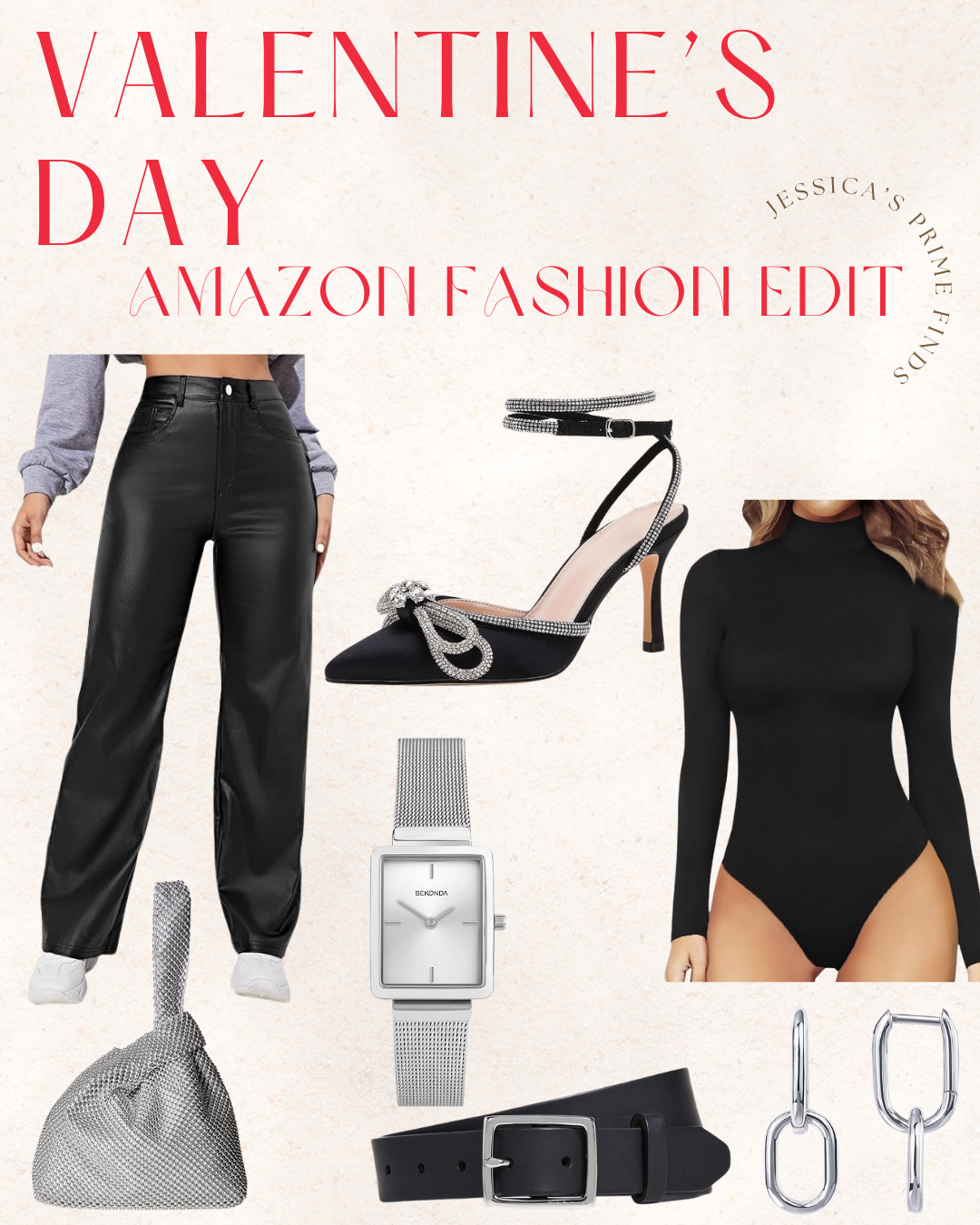Valentine's Day Fashion Edit Amazon Fashion Neutral Colors Sequins Sparkles