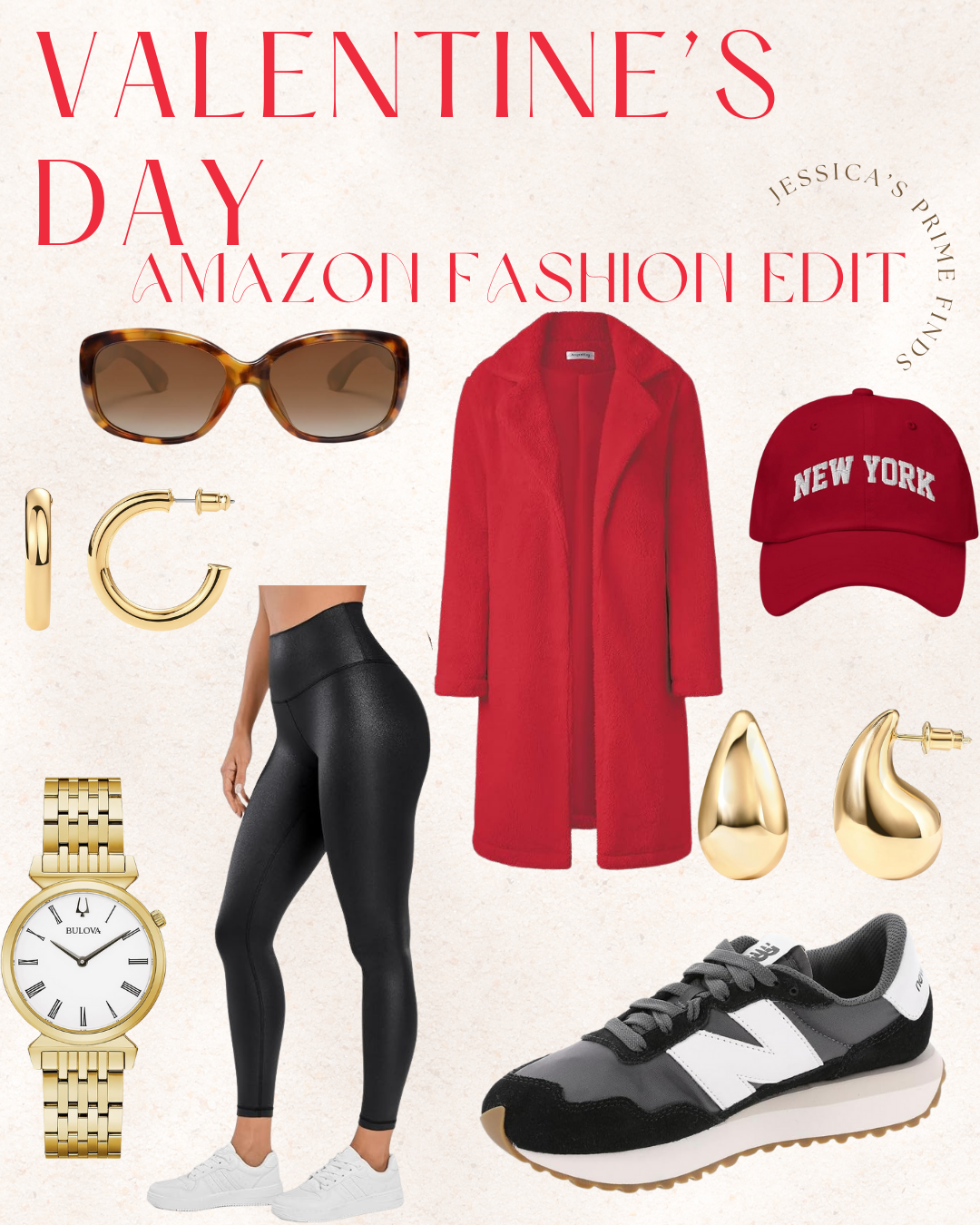 Valentine's Day Fashion Edit Amazon Fashion Athleisure Casual Date outfit